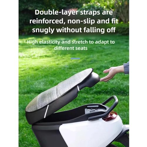 Motorcycle Cooling seat Cover Summer Sun Reflective Seat ant Protection Heat Resistant Shield Cooler Insulation Seat Protector Foil Material Fits Electric Scooter and Motorcycle