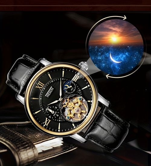 Nesun men's watch, men's mechanical watch, automatic luminous multifunctional men's watch, men's style mechanical watch, men's watch