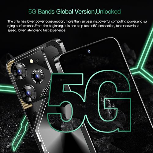 New Povo 6 Pro Android 7.3-inch large-screen 16+1T model (a hot-selling product) smart phone