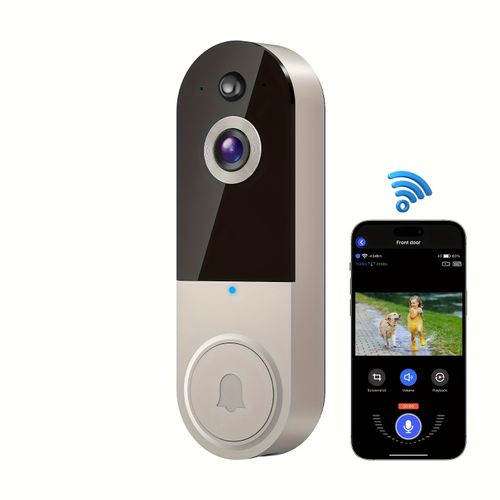 2.4G Wi Fi 1080p Wires Video Doorbell Camera With Ring