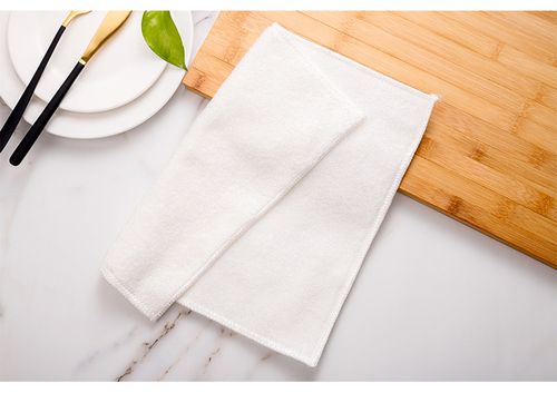Cotton fiber non-stick oil-cleaning dishcloth multi-functional lazy mop cloth household absorbent cleaning cloth double-layer thickened kitchen scouring pad (10 pieces), say goodbye to detergents