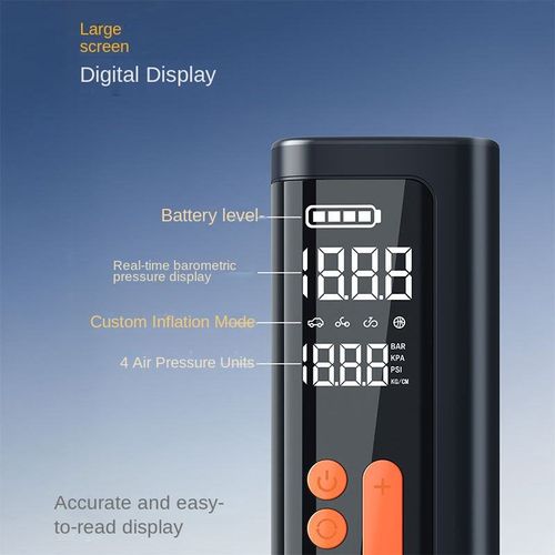 Car mounted inflation pump, portable wireless car, motorcycle, bicycle, tire, basketball pump, high-power digital display electric pump