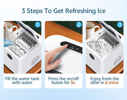 Ice Making Machine, Commercial Household Milk Tea Shop Bullet Ice Making Machine