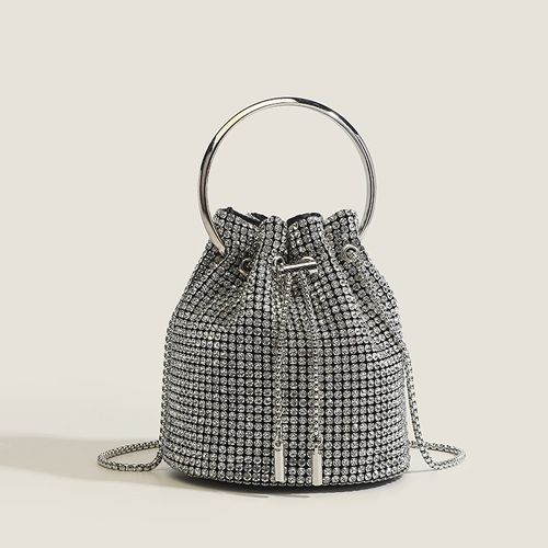 Rhinestone Evening Bag Bling Purse Sparkly Diamond Clutch Purse for Women Shoulder Handbag Cocktail Party Wedding Prom