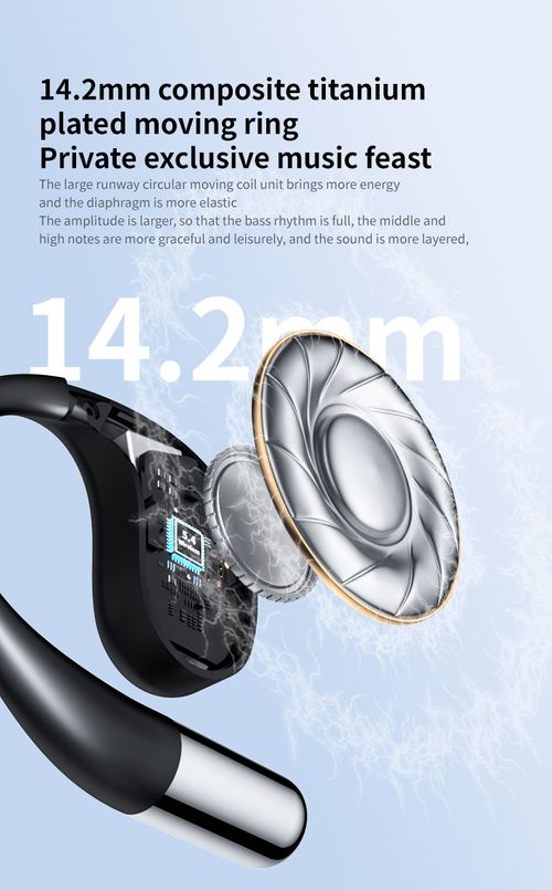 Over-ear AI intelligent translation Bluetooth headphones - open type, non-in-the-ear, long battery life, suitable for  for Travel Business and Learning