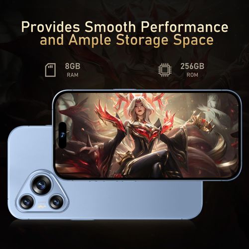 A16 PX Unlocked Phon 8-core Android 13 Phone 8GB+256GB Unlocked Android Phone 108MP+48MP Camera Pixels 6800mAh Battery 7inch HD LCD Screen Cell Phone 5G Dual SIM