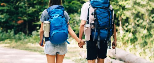 Water bottle bag 40 ounces (approximately 1134.0 grams) with phone bag, water bottle holder bag with adjustable shoulder strap, cup accessory suitable for hiking, travel and camping (beige)