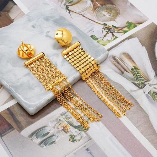 Luxury gold-plated jewelry set for African women's banquets, wedding necklaces, accessories, birthday jewelry gifts