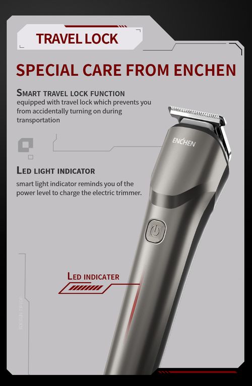 ENCHEN Enchance Hair Clipper New Model B.eardo2 - Bear Two   Men's Electric Shaving Kit for Private Parts of Groin and Pelvis - Waterproof Hair Trimmer for Body - Men's Magnetic Shaving Set