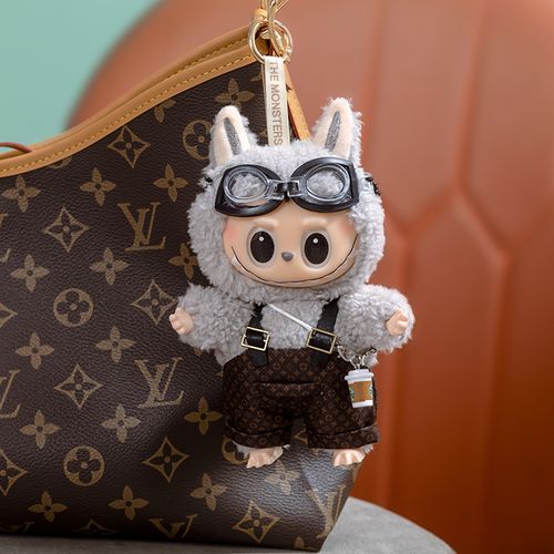 Rubble clothes, Bubble Mart doll clothes, Authentic T-shirt, Strap pants, Pendant doll clothes, 1st generation