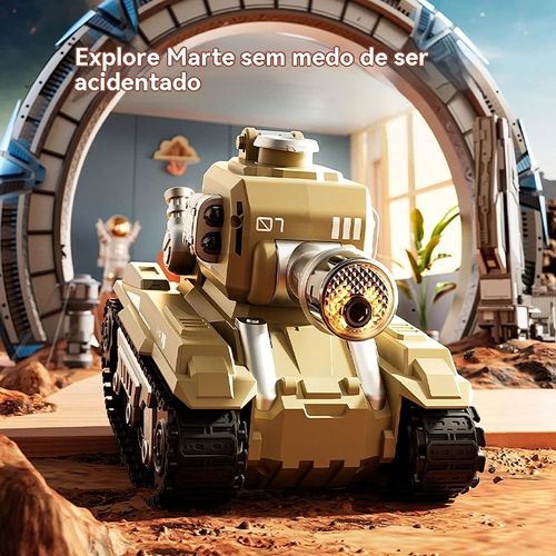 Tanque de controle remoto de artilharia com alta eficiência, longa resistência, deriva lateral e suporte de carregamento ilimitado