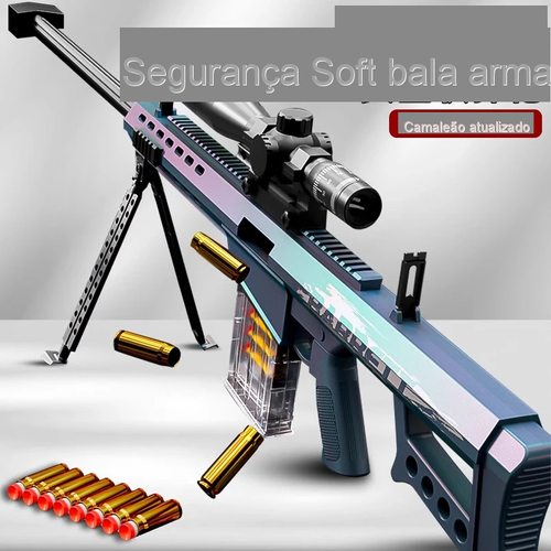 Arma de bala macia infantil AWM brinquedo menino 98K arma de brinquedo sniper de alta precisão