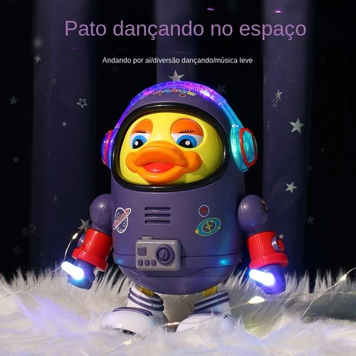 Electric Dance Space Duck Music Light Cute Duck Baby Boy Children's Toy
