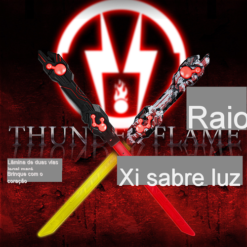 Cetro Laser Espada Dupla Cabeça 2-em-1 Cool Telescopic Light Sword Boy Toy Knife Brinquedo Luminoso