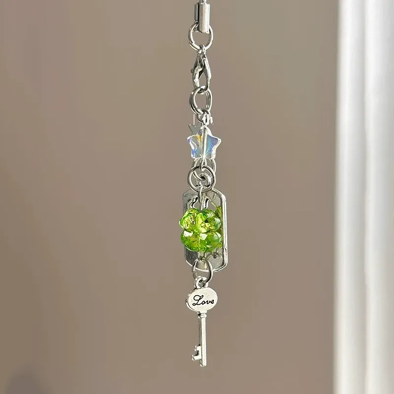 Sweet Clover Charm | Versatile Keyring for Phones, Bags & Keys - Curated Luck
