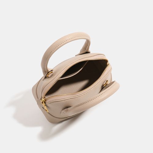 Lychee Texture Casual Shoulder Bag for Women – Minimalist and Trendy Shell-Shaped Design