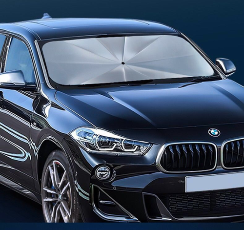 Car sun protection and heat insulation umbrella