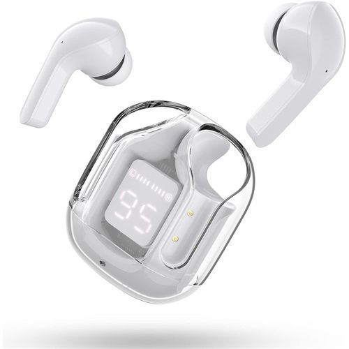 Ace Elec BT 5.3 ENC Mini Crystal Earbuds 25Hours Playtime