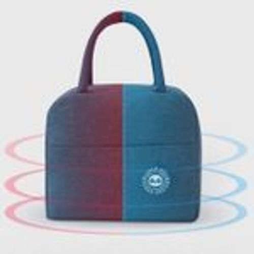 2PCS,Insulated Lunch Bag - Grey