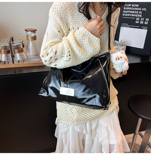 Niche Premium Black Versatile Motorcycle Bag | Large Capacity with Multiple Carrying Styles