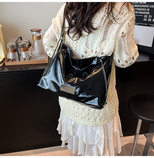 Niche Premium Black Versatile Motorcycle Bag | Large Capacity with Multiple Carrying Styles