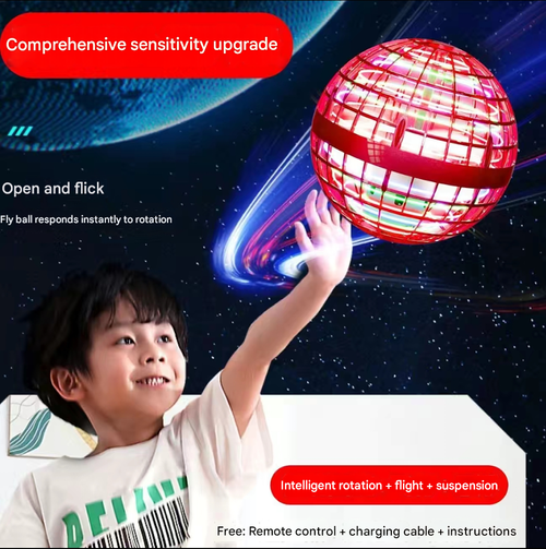 Viral Hover Orb | Smart Auto-Return Spinner with Glow Flight Tech
