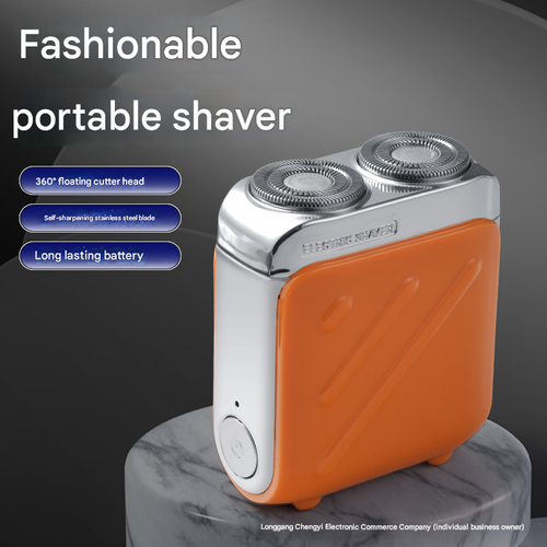 2025 Mini Electric Shaver | Dual Flex Heads, 100% Waterproof & Travel-Ready
