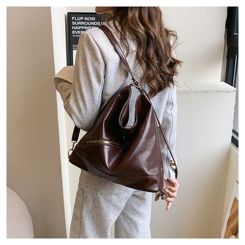 Retro Large Capacity Deformable Tote Bag | Multiple Ways to Wear in One Bag