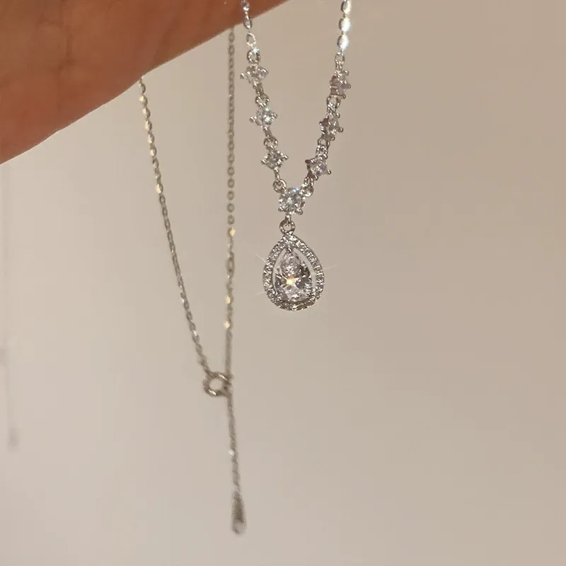 Teardrop——Angel's Tear——Pendant Necklace – Elegant Clavicle Chain for Women