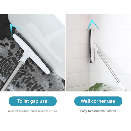 Long-Handle Hard Bristle Floor Brush – Tile Gap and Bathroom Scrubbing Brush for Deep Cleaning Floors and Surfaces