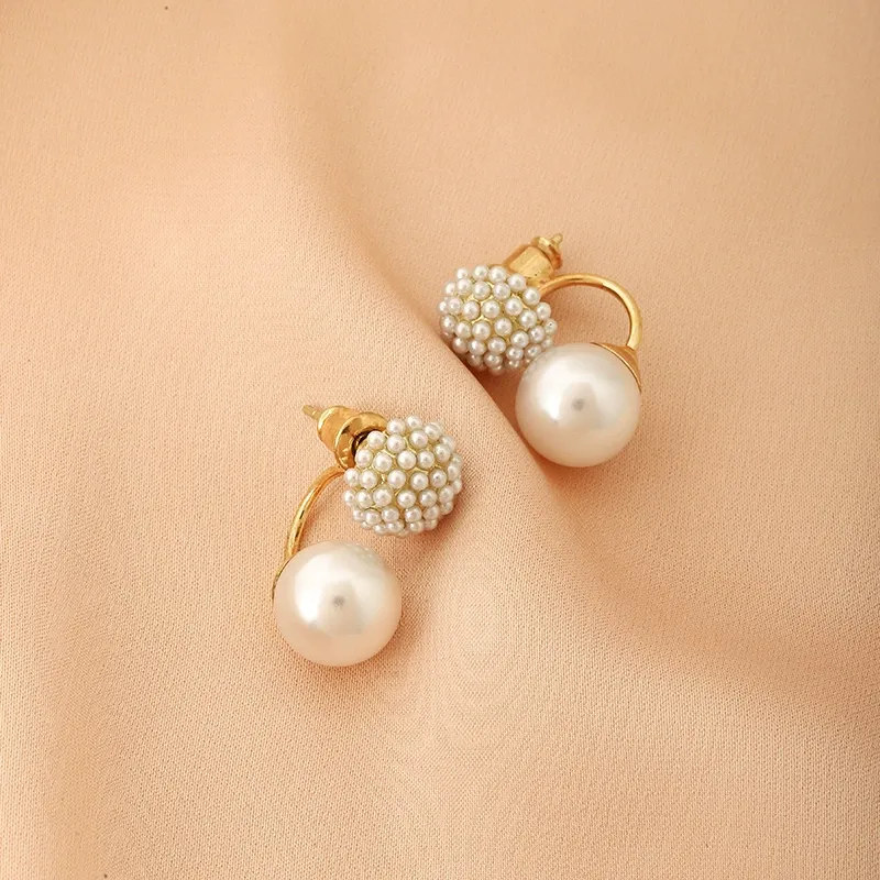 Chanel-Inspired Pearl Stud Earrings