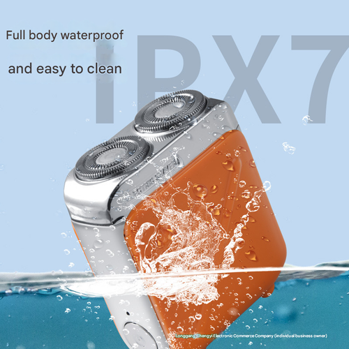 2025 Mini Electric Shaver | Dual Flex Heads, 100% Waterproof & Travel-Ready