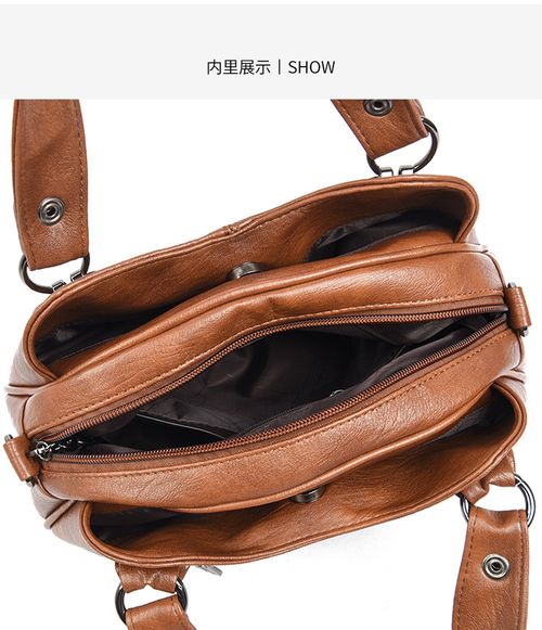 2025 New Women's Large-Capacity Handbag – Soft Leather Shell Bag with Top Handle, Shoulder, and Crossbody Options