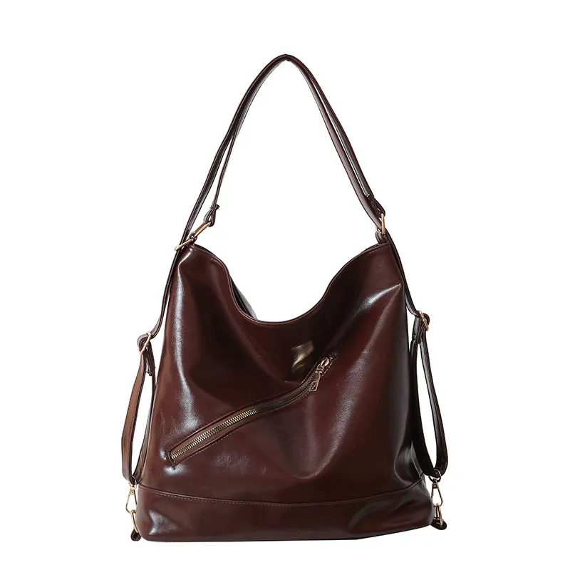 Retro Large Capacity Deformable Tote Bag | Multiple Ways to Wear in One Bag