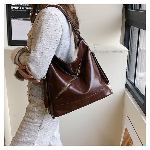 Retro Large Capacity Deformable Tote Bag | Multiple Ways to Wear in One Bag