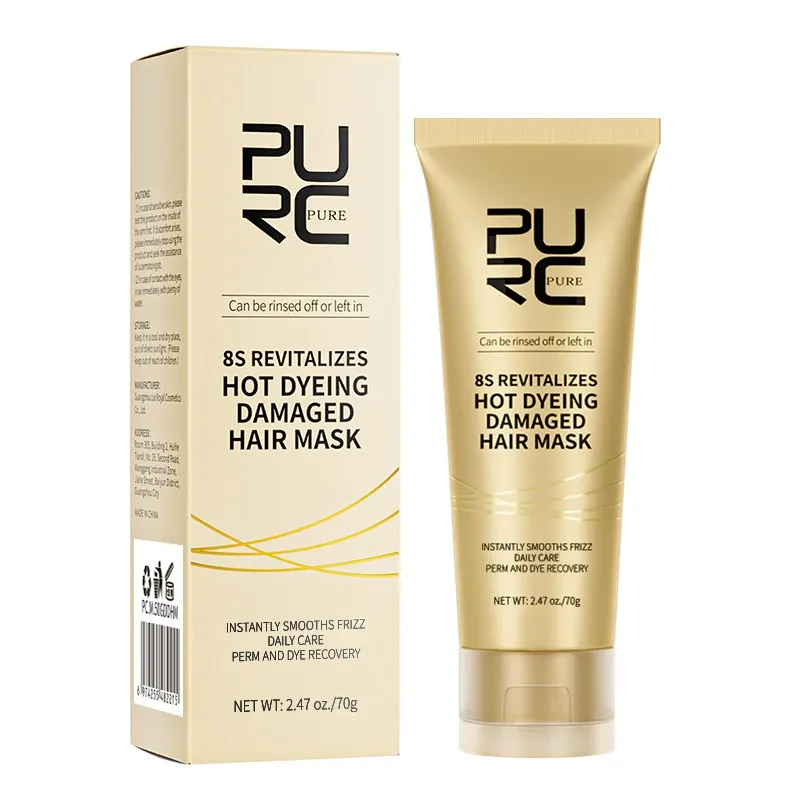 PURC No-Rinse Repair Mask | 60-Second Damage Rescue for Frizz, Breakage & Volume