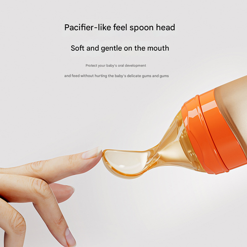 All-in-One Silicone Feeder | XL Baby Food Dispenser Spoon for Purees & Mess-Free Feeding