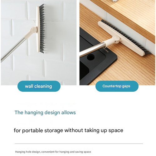 Long-Handle Hard Bristle Floor Brush – Tile Gap and Bathroom Scrubbing Brush for Deep Cleaning Floors and Surfaces