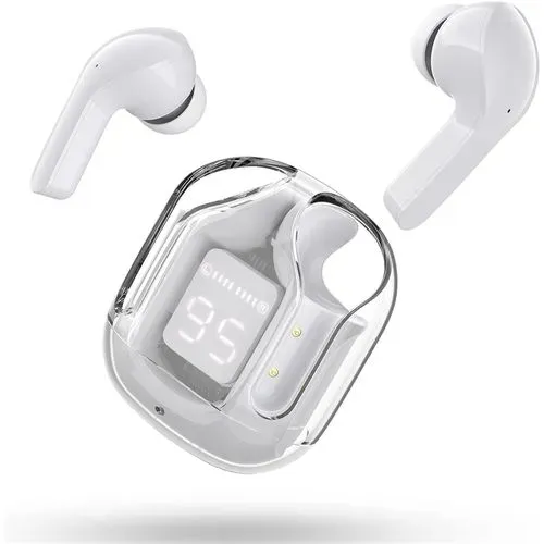 Ace Elec BT 5.3 ENC Mini Crystal Earbuds 25Hours Playtime
