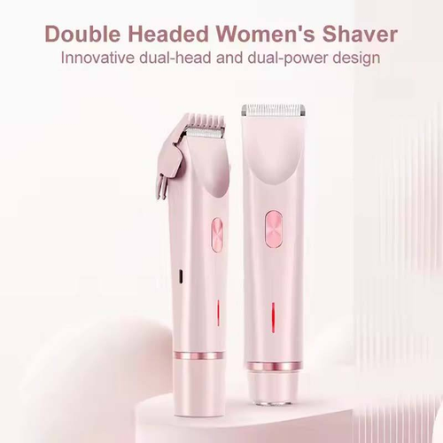 Women's double-head shaver