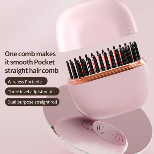 SmoothPocket Wireless Straightening & Curling Comb