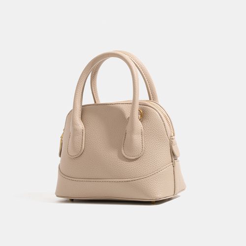 Lychee Texture Casual Shoulder Bag for Women – Minimalist and Trendy Shell-Shaped Design
