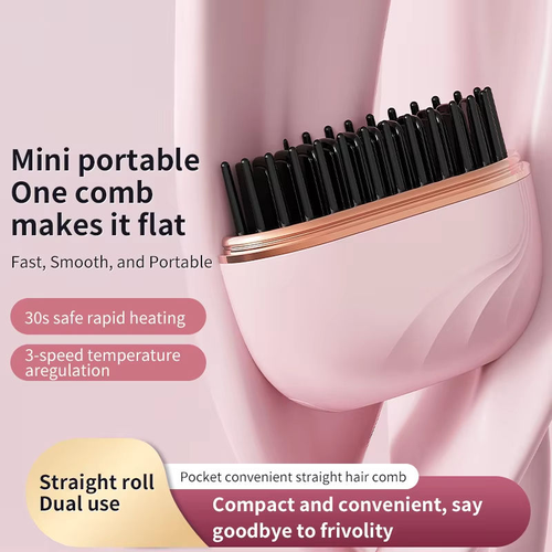 SmoothPocket Wireless Straightening & Curling Comb