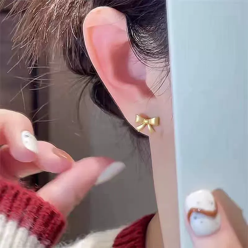 Ankara Ruby Bow Duo | Convertible Pearl Earrings - Gallery-Worthy Red