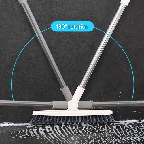 Long-Handle Hard Bristle Floor Brush – Tile Gap and Bathroom Scrubbing Brush for Deep Cleaning Floors and Surfaces