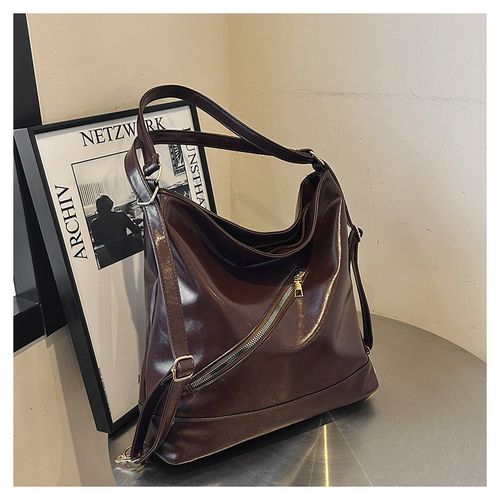 Retro Large Capacity Deformable Tote Bag | Multiple Ways to Wear in One Bag