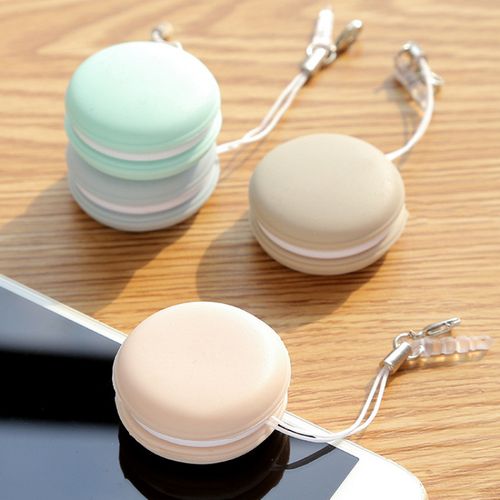 Macaron keychains and phone screen cleaning brushes