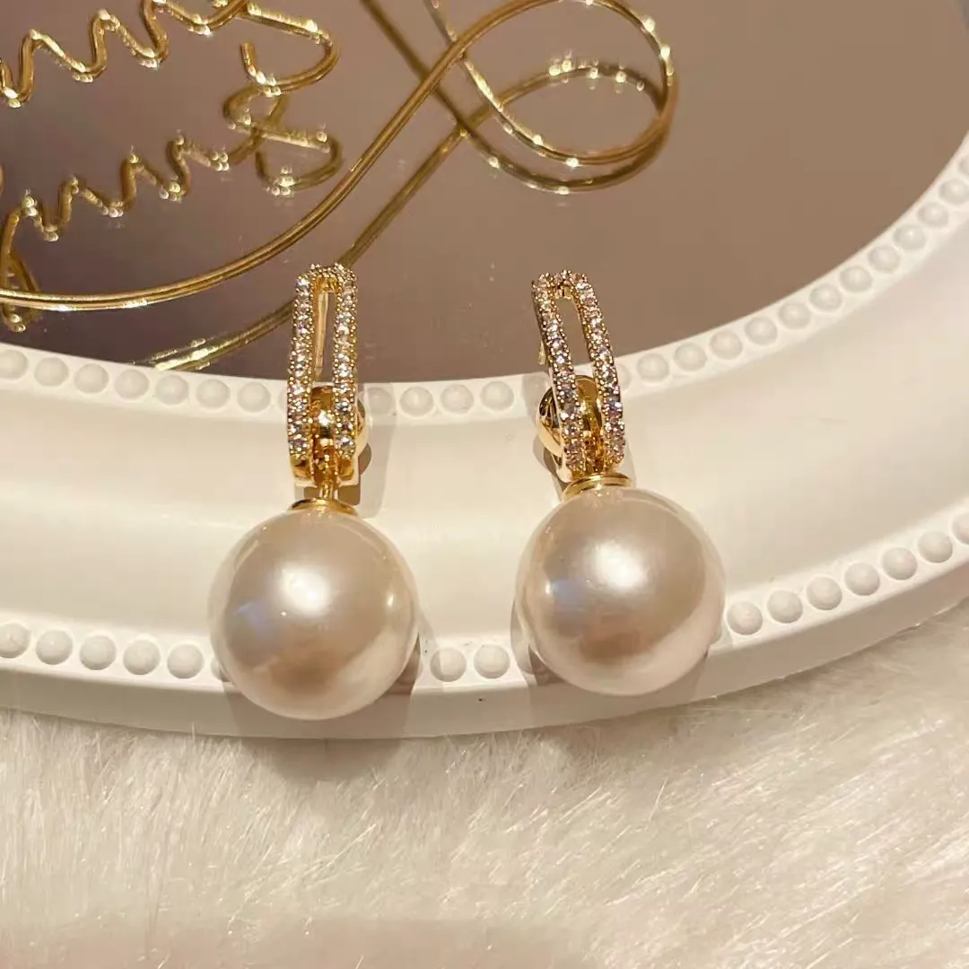 Multi-Way 925 Silver Earrings for Women – Minimalist and Elegant Pearl Stud Design