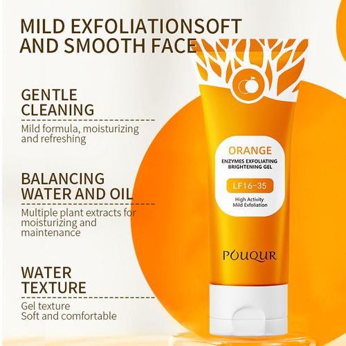 Orange Enzyme Exfoliating Gel 100g (POUQUR )