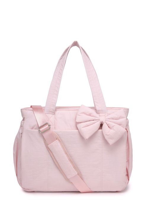 Large capacity bag with bow